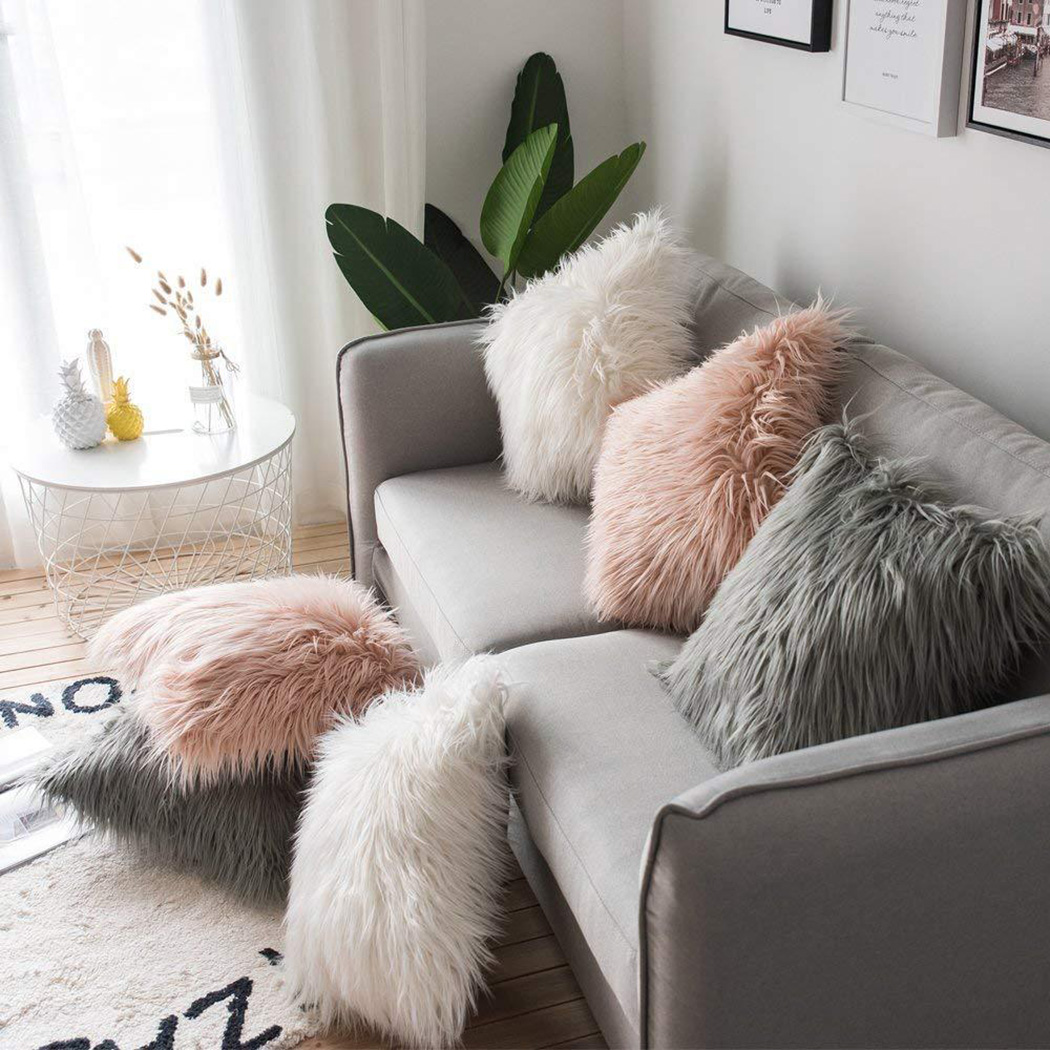 Mềm Mại Lông Dài Lông Tơ Sofa  - đánh giá và giá Home Textiles Luxury