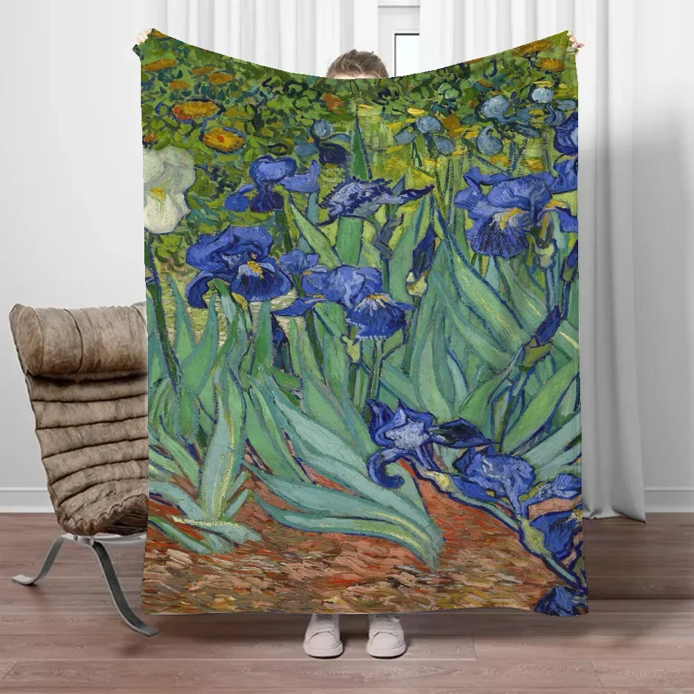 Van Gogh Boho Throw Blanket fo - đánh giá và giá Home Textiles Luxury