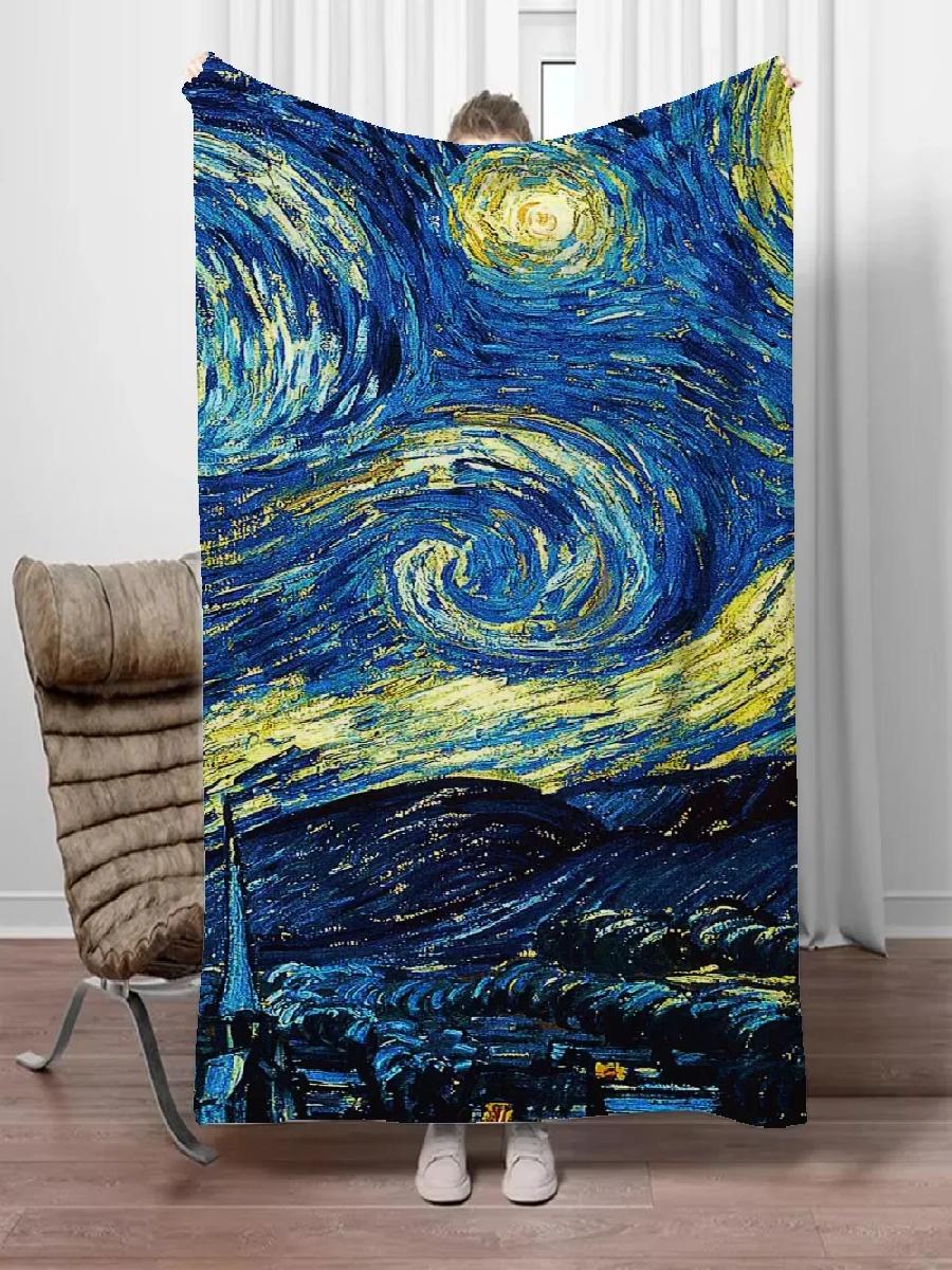 Van Gogh Boho Throw Blanket fo - đánh giá và giá Home Textiles Luxury