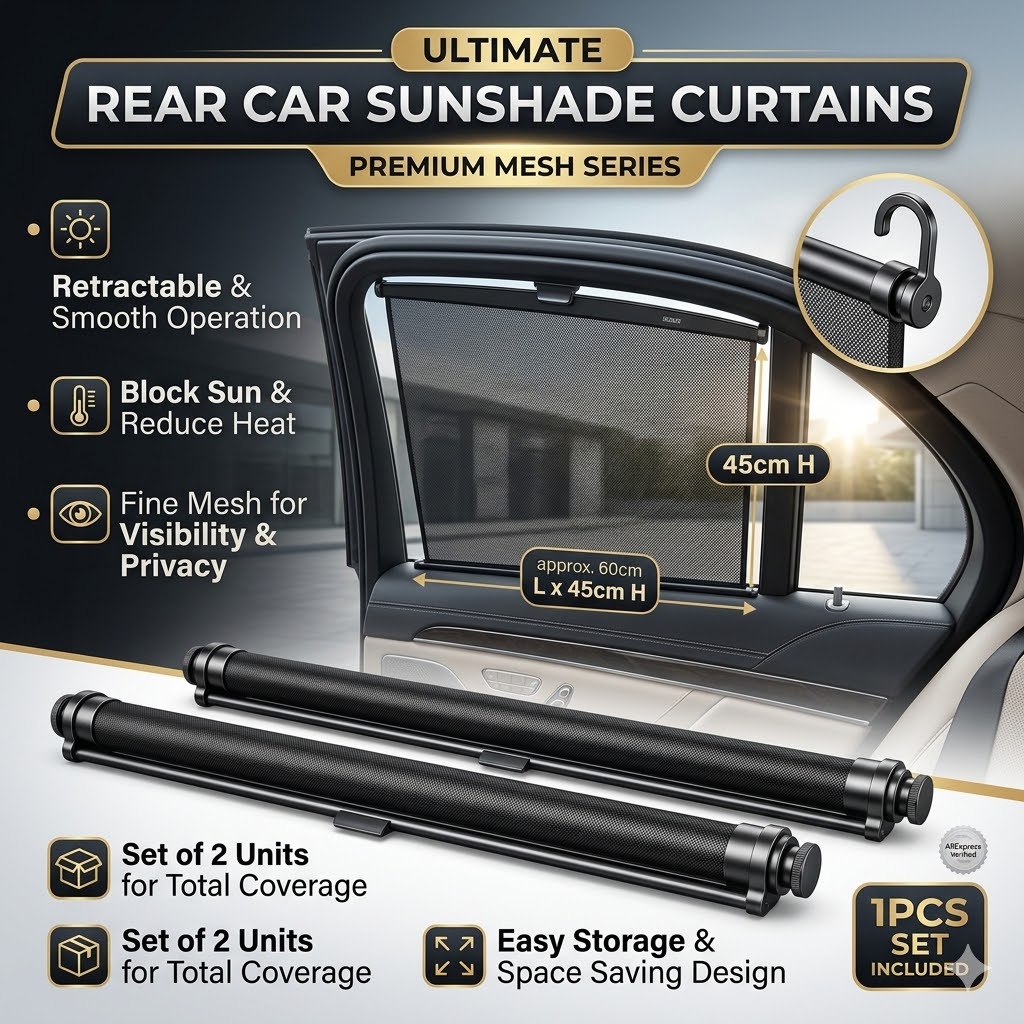 Universal Retractable Car Wind - đánh giá và giá Home Textiles Curtains