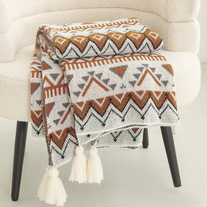 Bohemian Style Printed Knitted - đánh giá và giá Home Textiles Luxury