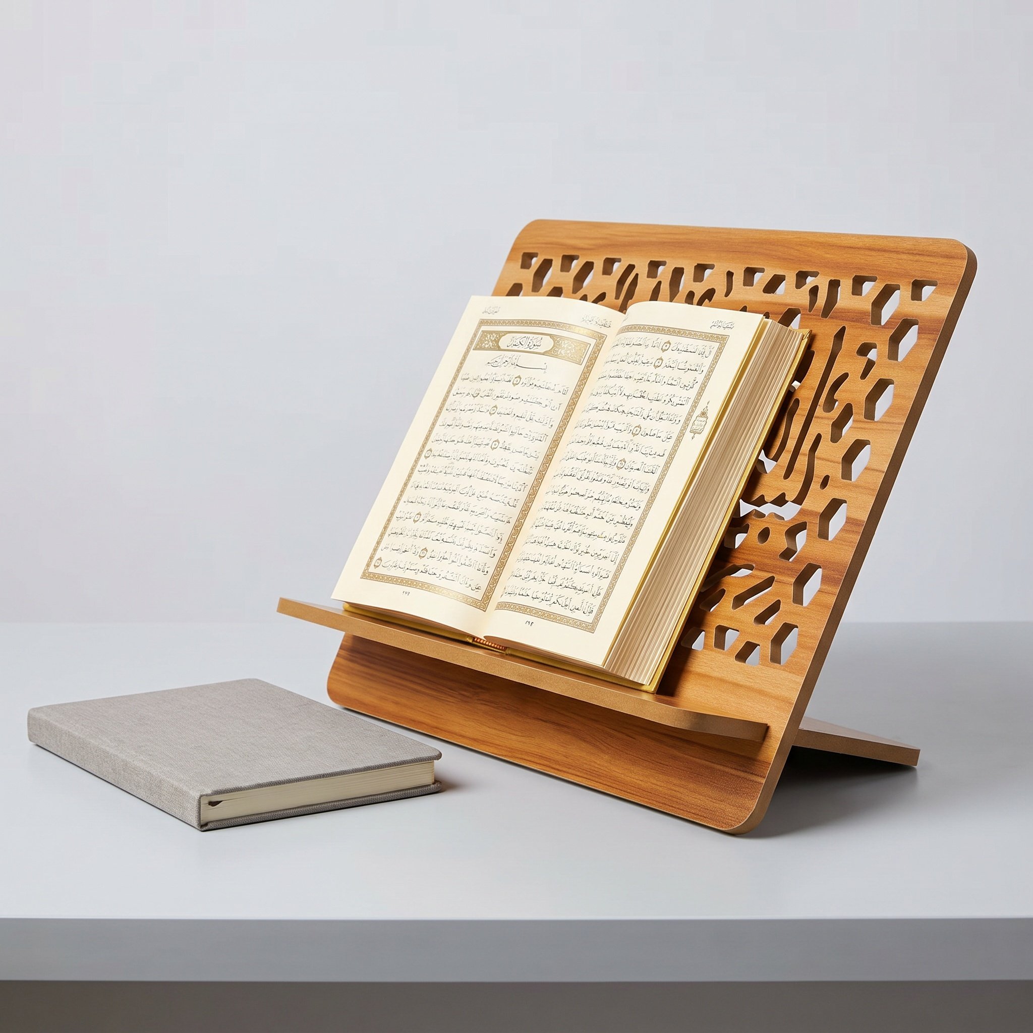 Wooden Carved Religious Book H - đánh giá và giá Home Quran
