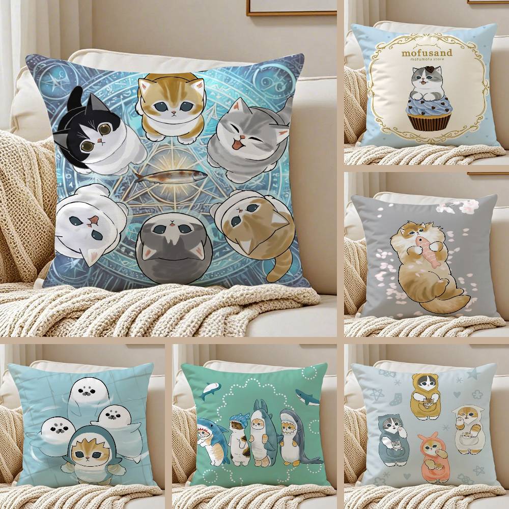 Luxury Cute mofusand cat Pillo - đánh giá và giá Home Textiles Luxury