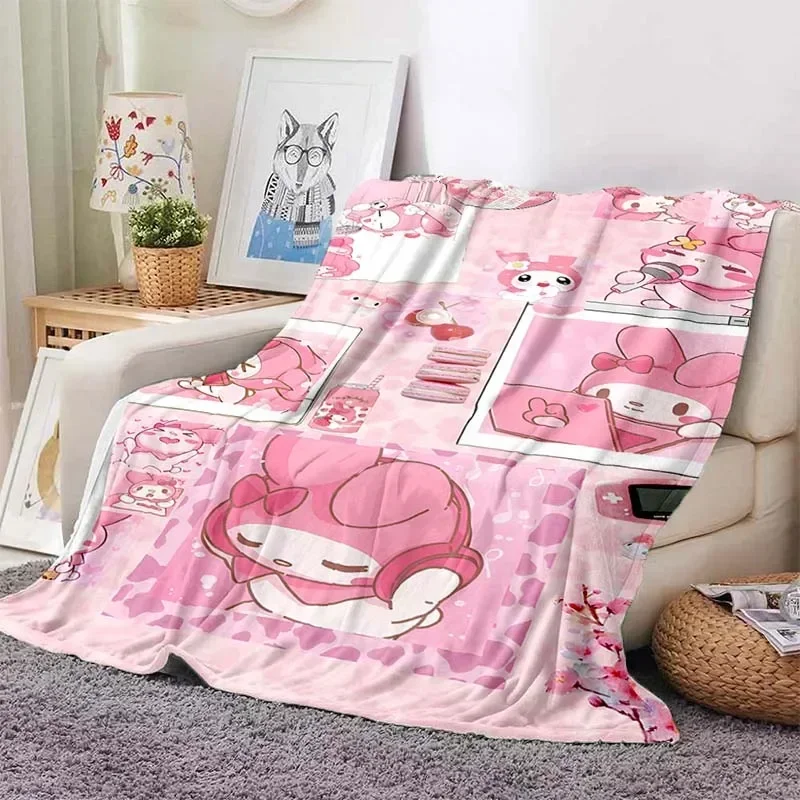 Large My Melody Hello Kitty Th - đánh giá và giá Home Textiles Throw