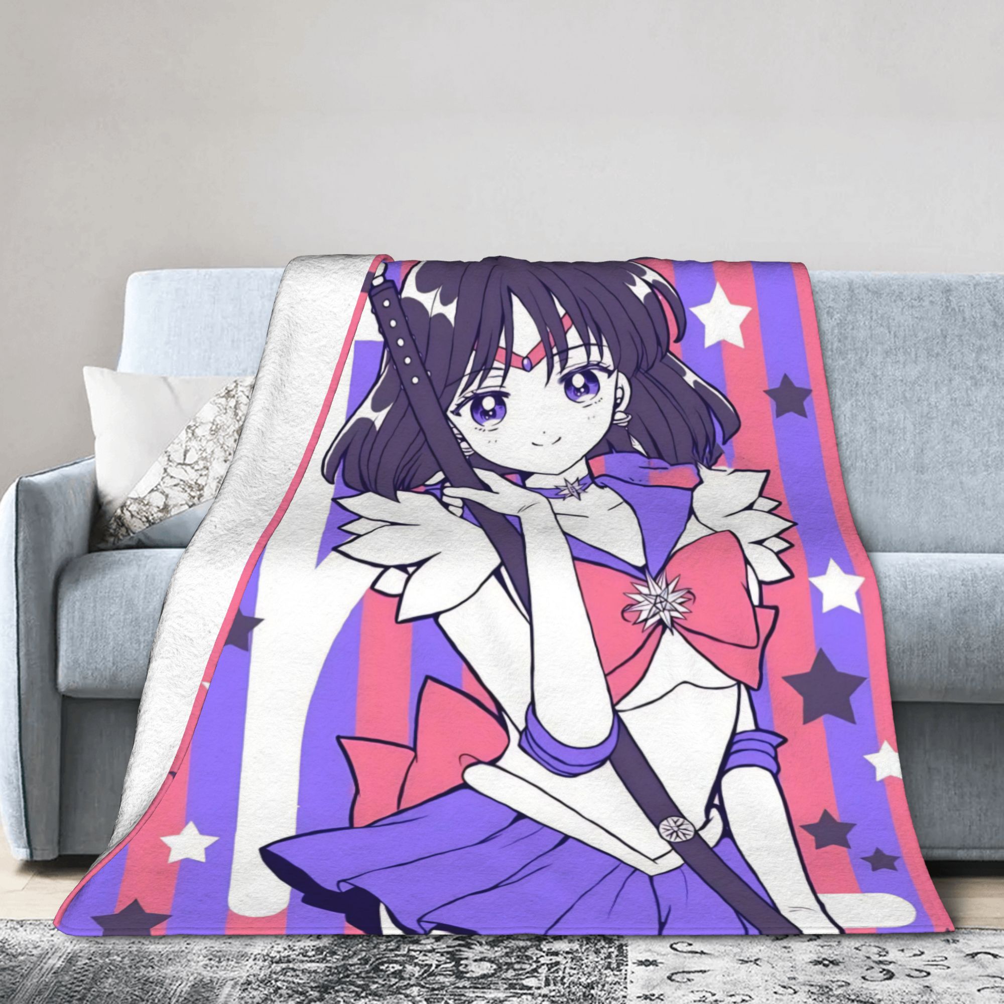 Sailors Moons Hotaru Tomoe Bla - đánh giá và giá Home Textiles Throw